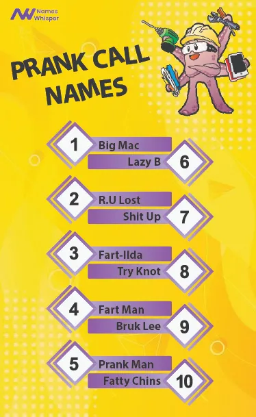 Prank Call Names