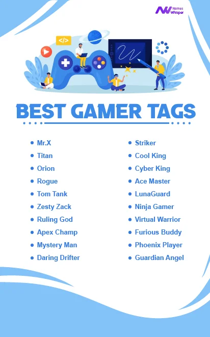 best gamer tags funny